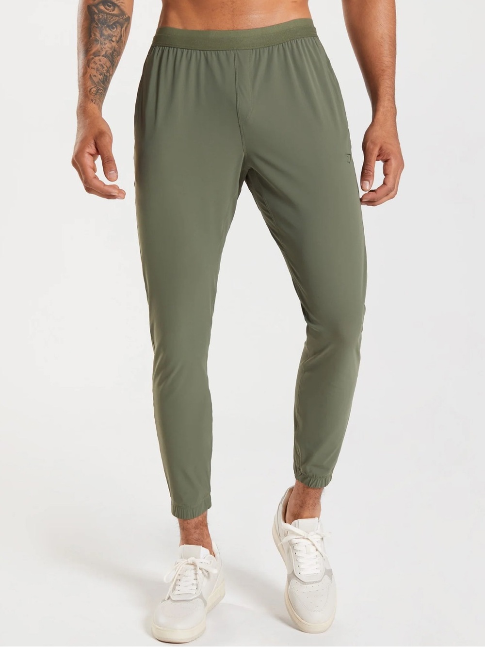 Rare New Studio Joggers Olive Men’s Large Gymshark